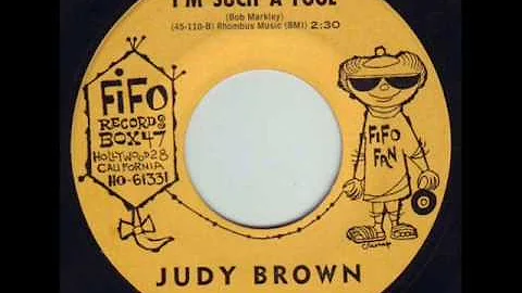 Judy Brown - I'm Such A Fool 1961 45rpm