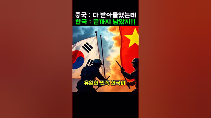 해외 학자들이 분석한, 중국도 끝내 이해 못한 한국인의 정신력 레전드
