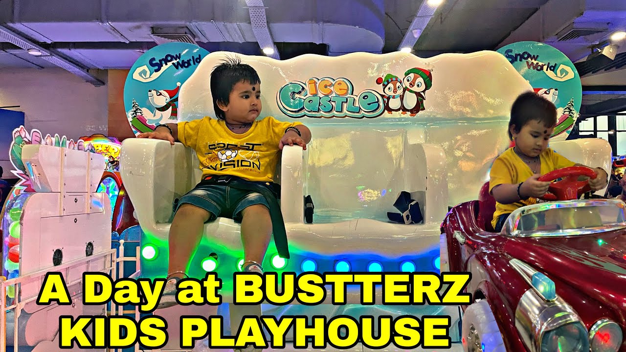 Aanshika playing at Indoor Playground Next Galleria Mall Kids