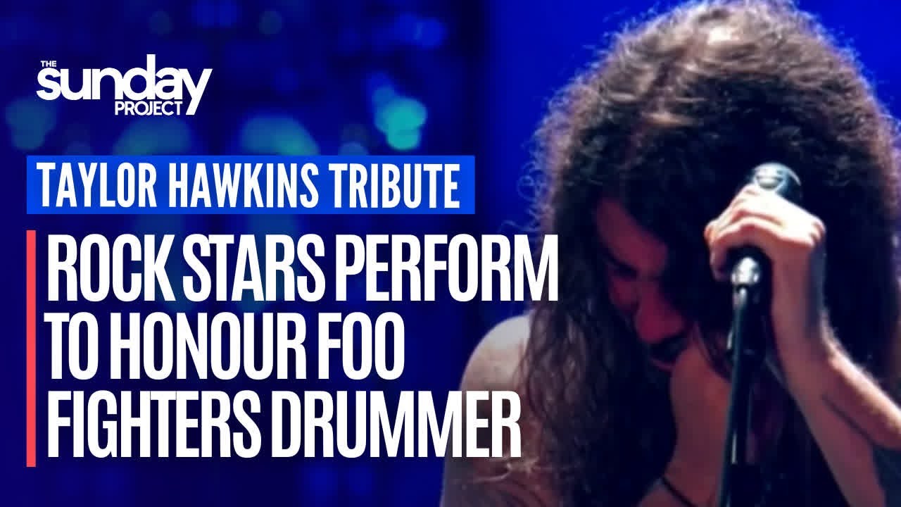 Foo Fighters pay tribute to drummer Taylor Hawkins at emotional ...