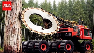 Dangerous Precision  10 Fastest Tree Harvesting Machines