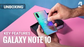 Samsung Galaxy Note10 unboxing and key features