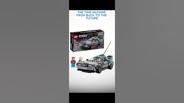LEGO Time Machine From Back To The Future!!! #lego #backtothefuture #btth #shorts #foryou