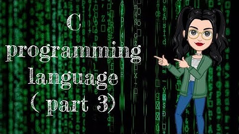 C programming language part 3 tamil