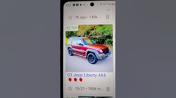 2003 jeep liberty 🗽 180k 2,700 nice suv