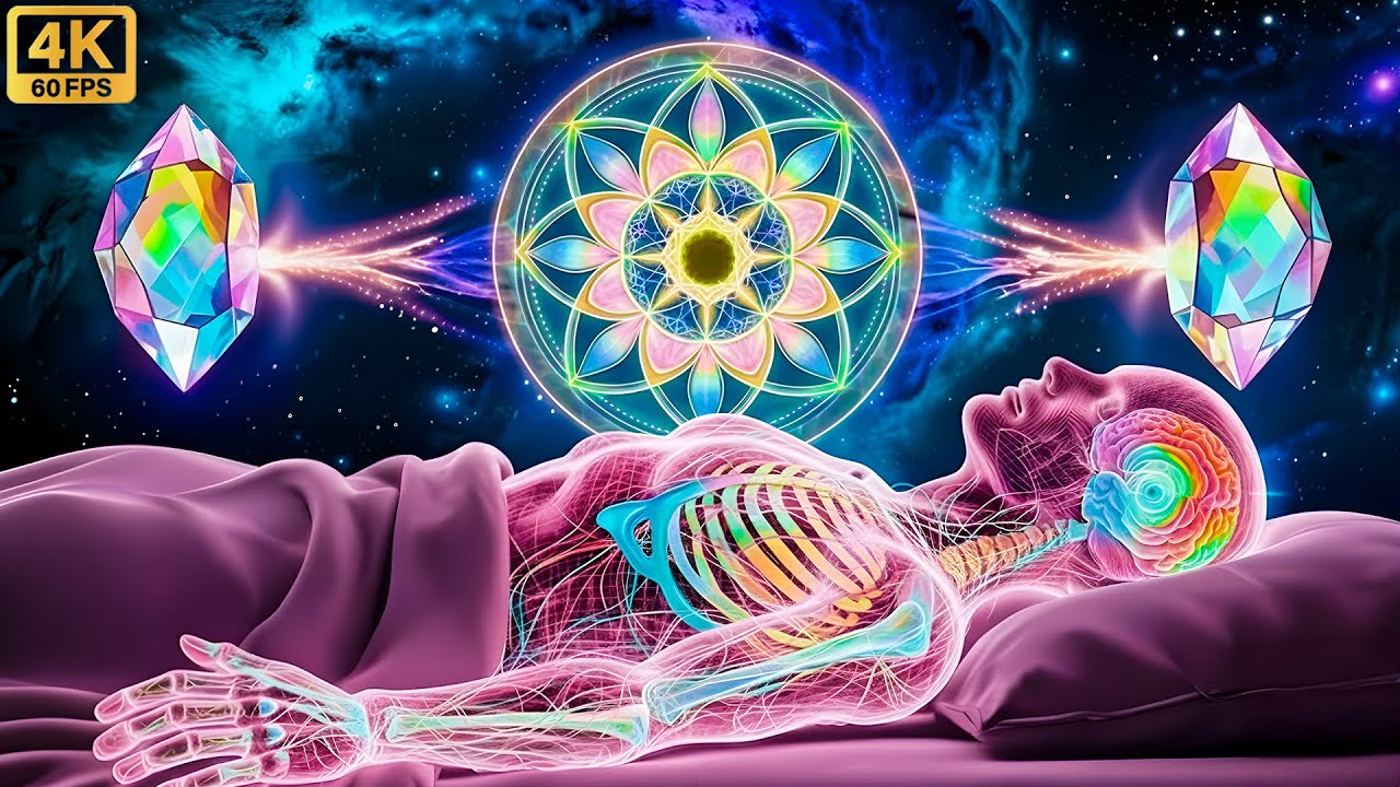 432Hz + 528Hz + 741Hz | The DEEPEST Healing Sleep: Whole Body ...
