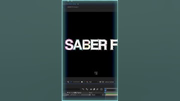 Saber Text Effect in After Effects