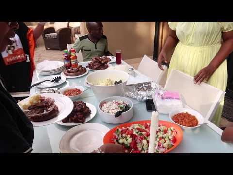 Braai in the rain in Lusaka / Thenjiwe South African comedian
