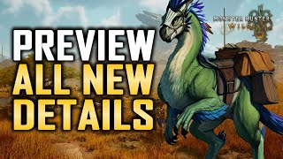 Monster Hunter Wilds New Gameplay Details: Mount, Monsters, Weapons, Characters, Combat Options