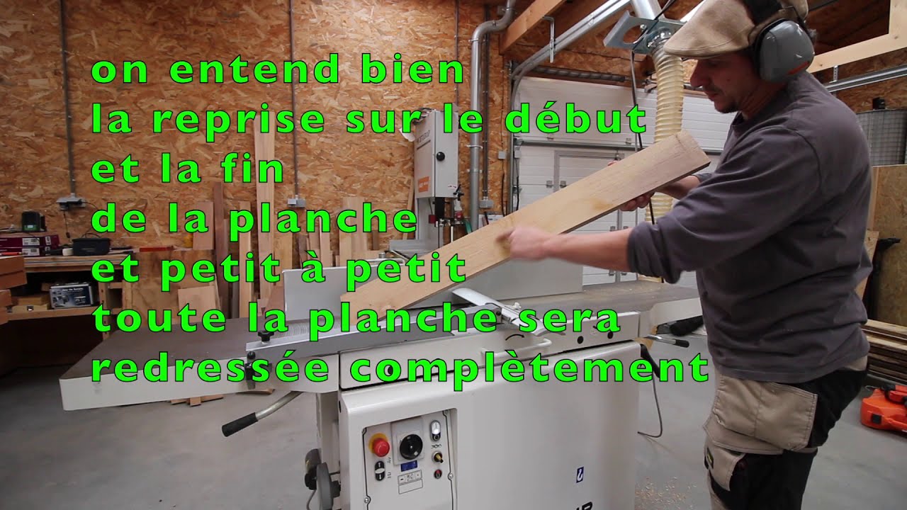 Tuto: Comment utiliser sa dégauchisseuse