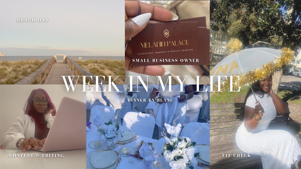 Week in My Life | Getting Ready for Dinner en Blanc, Beach Day