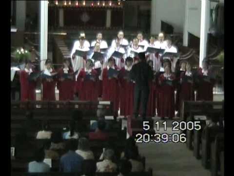 St Thomas 815am Choir, Kuching - The Heavens are Telling (BETTER QUALITY)