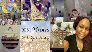 BEST 20 DIYS OF 2020: BUDGET FRIENDLY GLAM I SEASONAL DECOR I DT AND UPCYCLE HIGH END DUPES i DIYS