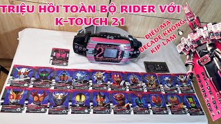 Dx K-touch 21: Toàn Bộ Chức Năng Triệu Hồi Rider. Kamen Rider Decade. 仮面ライダージオウ【DXケータッチ21】