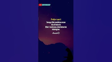 Doaku Bulan Februari😊 | SUBSCRIBE | LIKE & AMIIN | #shorts #harapan #doa