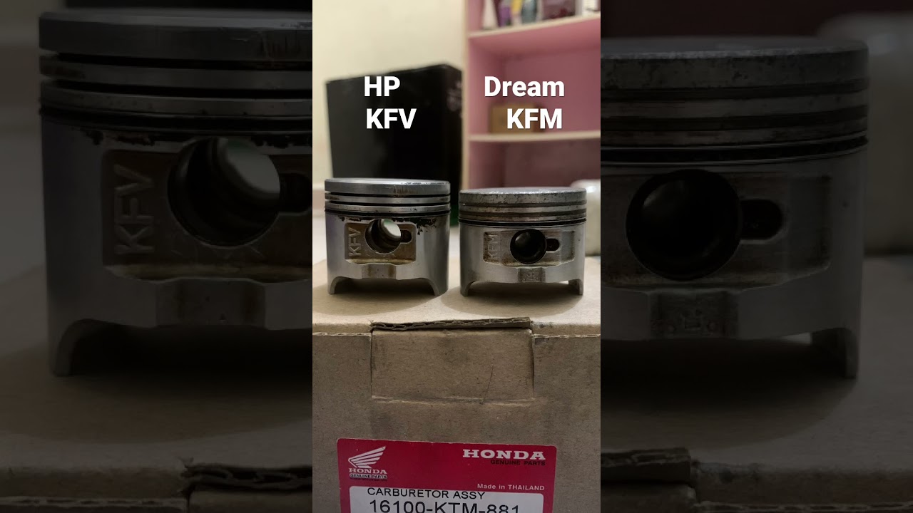 #17 beza piston std ex5 high power dengan dream 