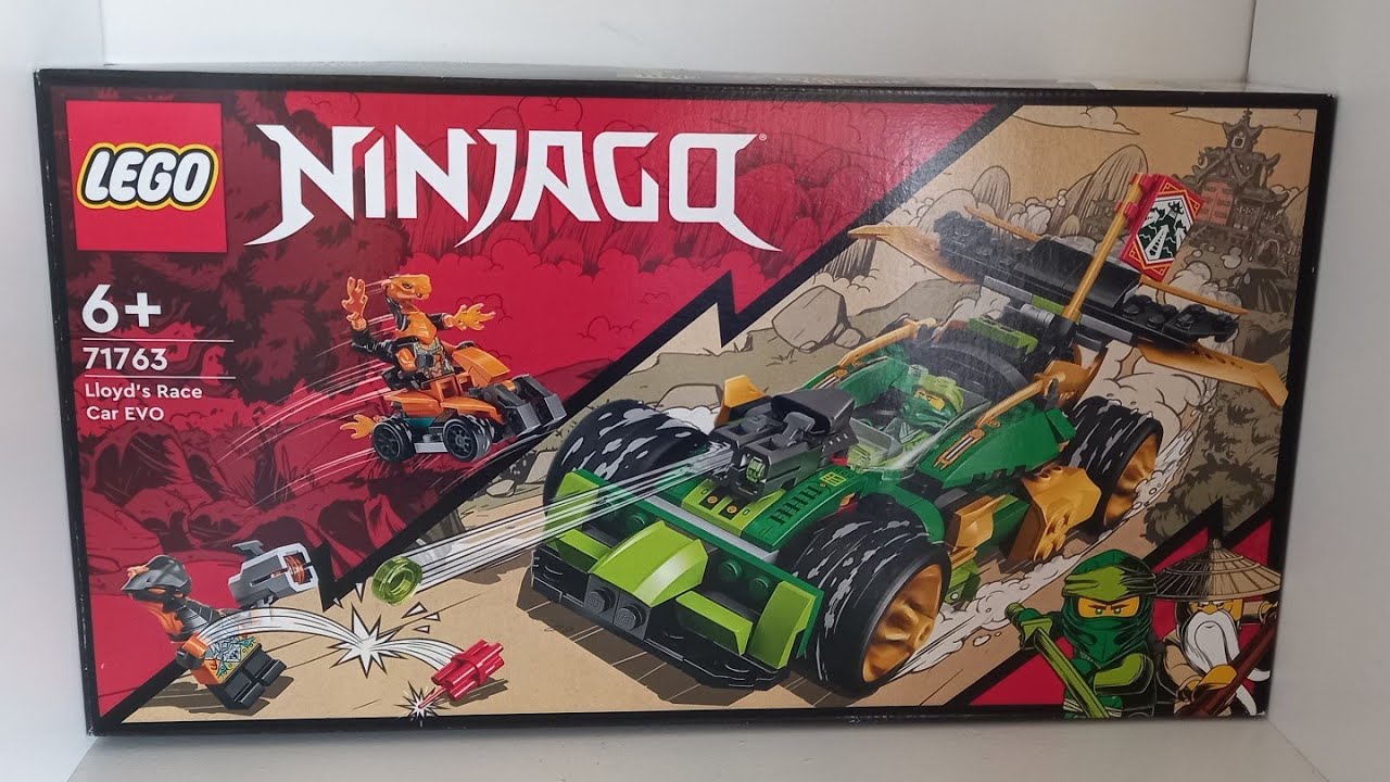 LEGO Ninjago Lloyd's Race Car EVO Set Review (71763) - YouTube