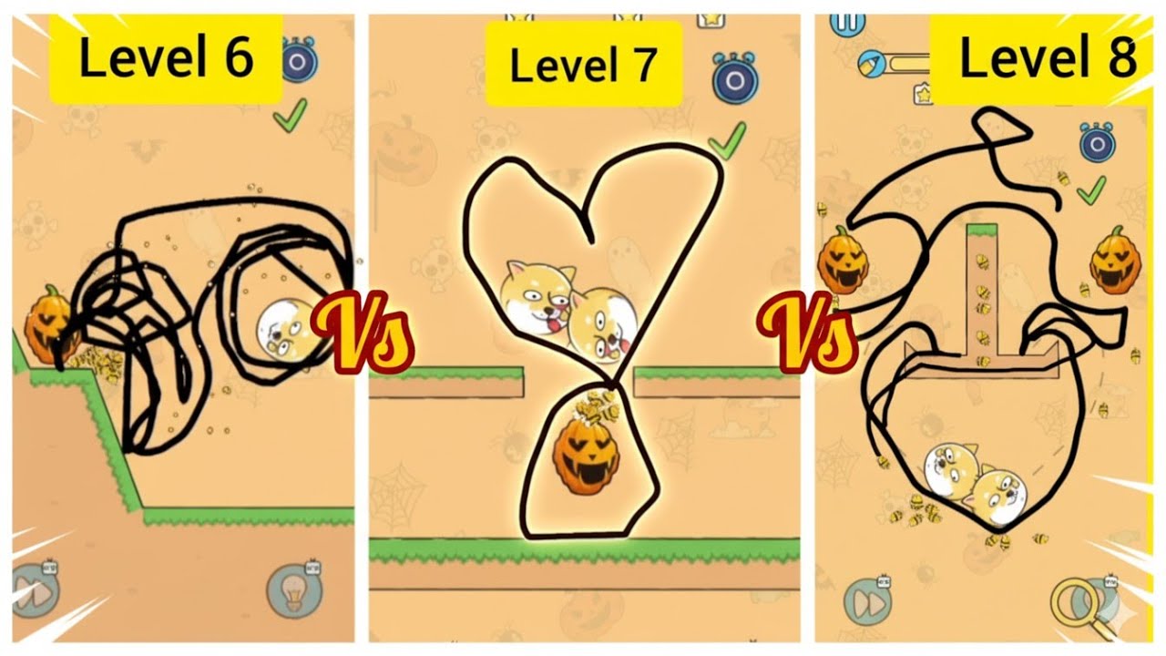 DOG Rescue Game Level 6 ,Level 7 ,Level 8 Complete ✅