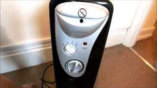 Silvercrest 2.5kw Electric Oil Filled Radiator with Fan Heater Review u0026  Unboxing - YouTube