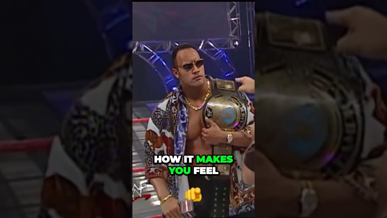 Mick Foley POPS Over The Rock..