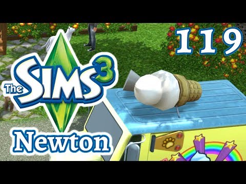 Let´s play Die Sims 3 / Let's Play The Ceachers - Die Newtons 119 ◊ 026 Der Ruckeleiswagen (HD)