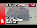 LIVE from SkyTeam 11: Re-floating the Dali container ship - wbaltv.com