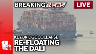 LIVE from SkyTeam 11: Refloating the Dali container ship  wbaltv.com