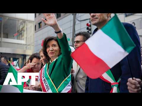 New York Leaders Join Columbus Day Parade Celebrations | APT