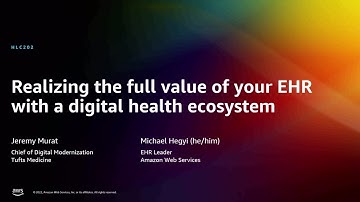AWS re:Invent 2022 - Realizing the full value of your EHR with a digital health ecosystem (HLC202)