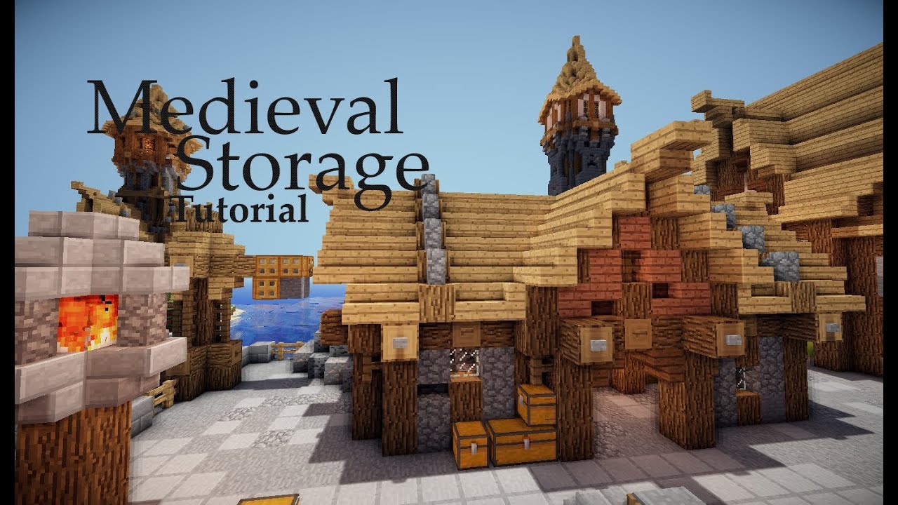Minecraft Medieval Storage Tutorial - YouTube