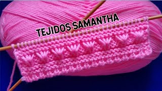 Hermoso Patrónpara Tejer Chompas Chalecos Suéter Tejidos Samantha