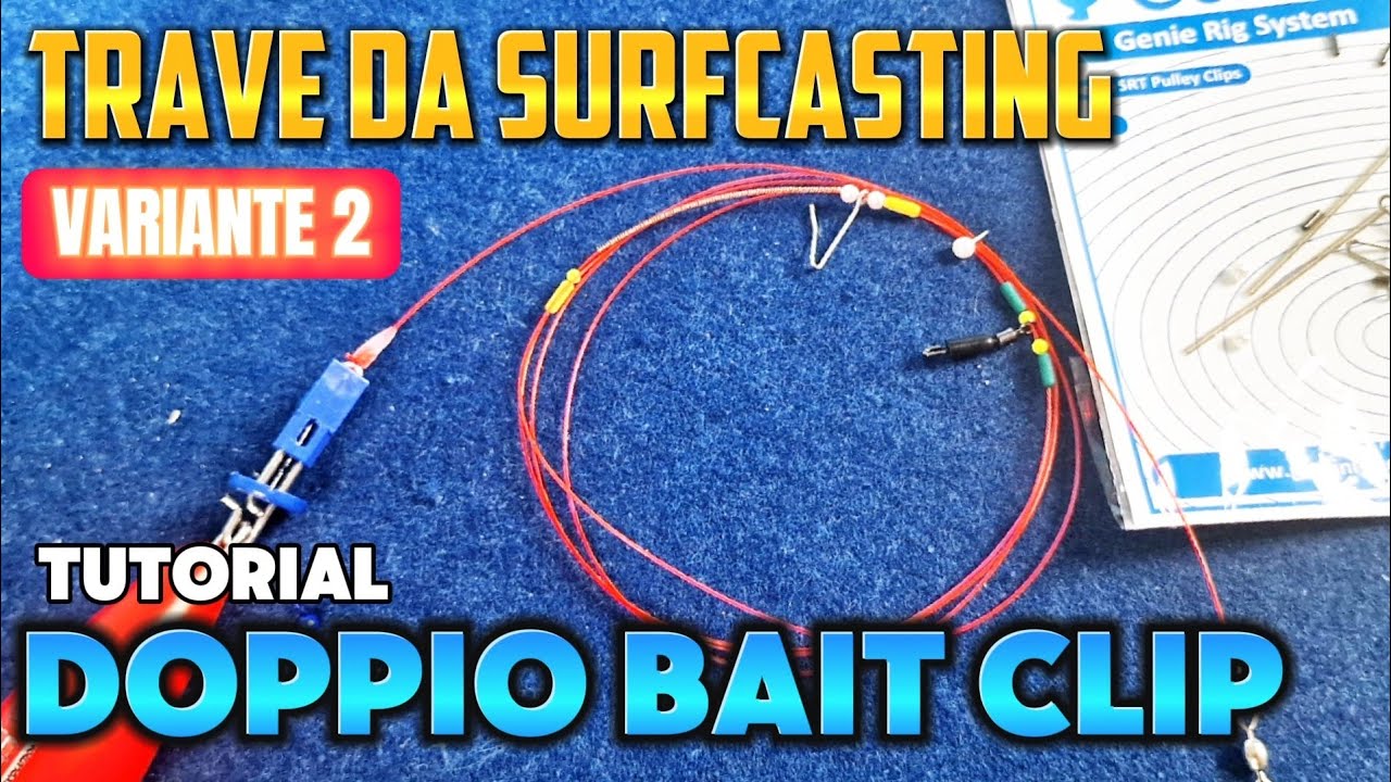 Trave Surfcasting Doppio Bait Clip: Evo2 [Variante 2] con Gemini SRT Clip