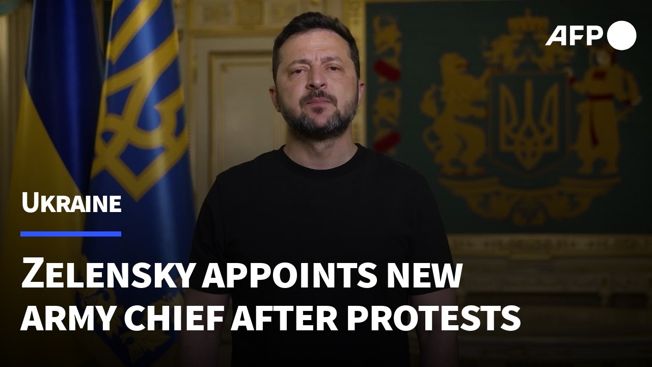 Ukraine’s Zelensky appoints new army chief after Syrsky sacking | AFP