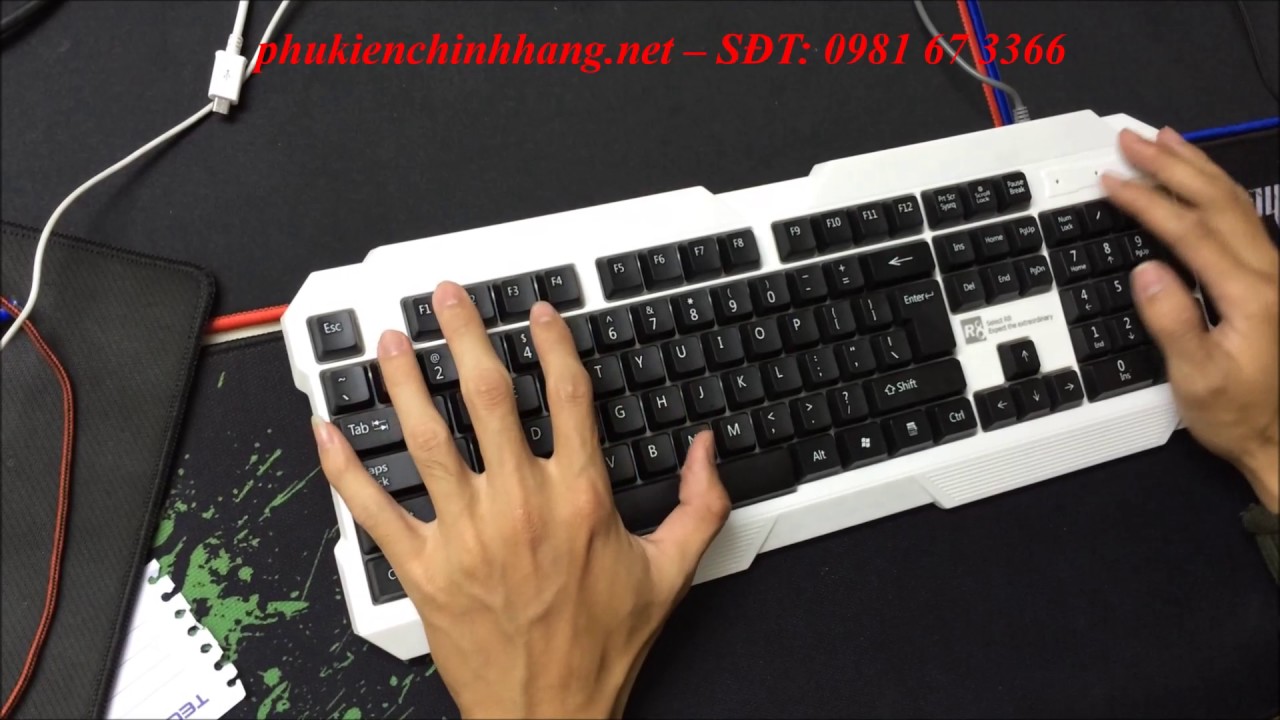 Review Bàn Phím Giả Cơ R8 1823