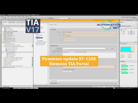 Firmware update S7-1200 || TIA Portal