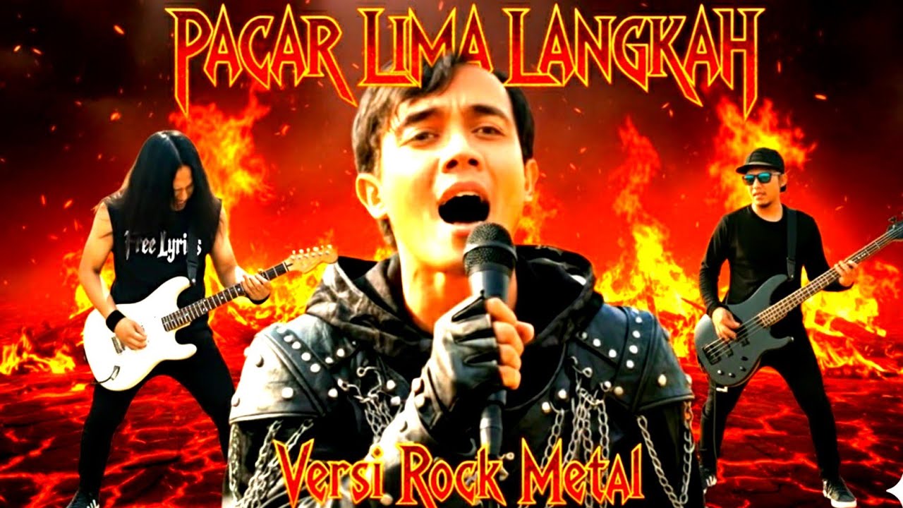 PACAR LIMA LANGKAH VERSI ROCK BIKIN MERINDING DENGARNYA VIDEO KLIP 100% AI KAYA REAL