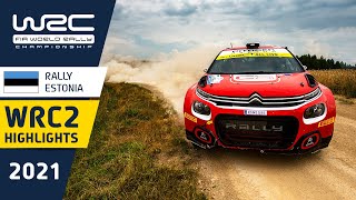 Mikkelsen vs. Østberg - WRC2 Saturday Highlights - Rally Estonia 2021