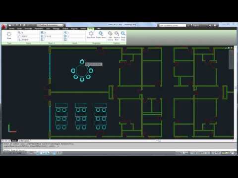 AutoCAD LT 2012 - Demo Video - Array