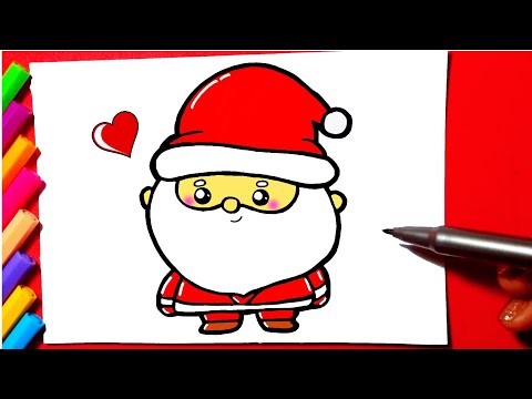 Enfeite de Natal Kawaii 💕  Desenho de natal, Desenhos fáceis de