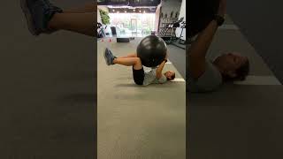 Stability Ball Deadbug ISO's