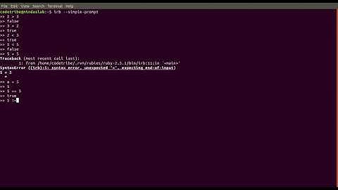 Logical operators in Ruby