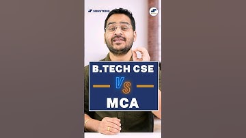 💥B.Tech CSE Vs MCA? BTech Computer Science or MCA? Best Software Course! #bca #MCA #btech #btechcse