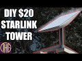 Can We Build A Cheap $20 Tower For Starlink For Clear Sky Access?