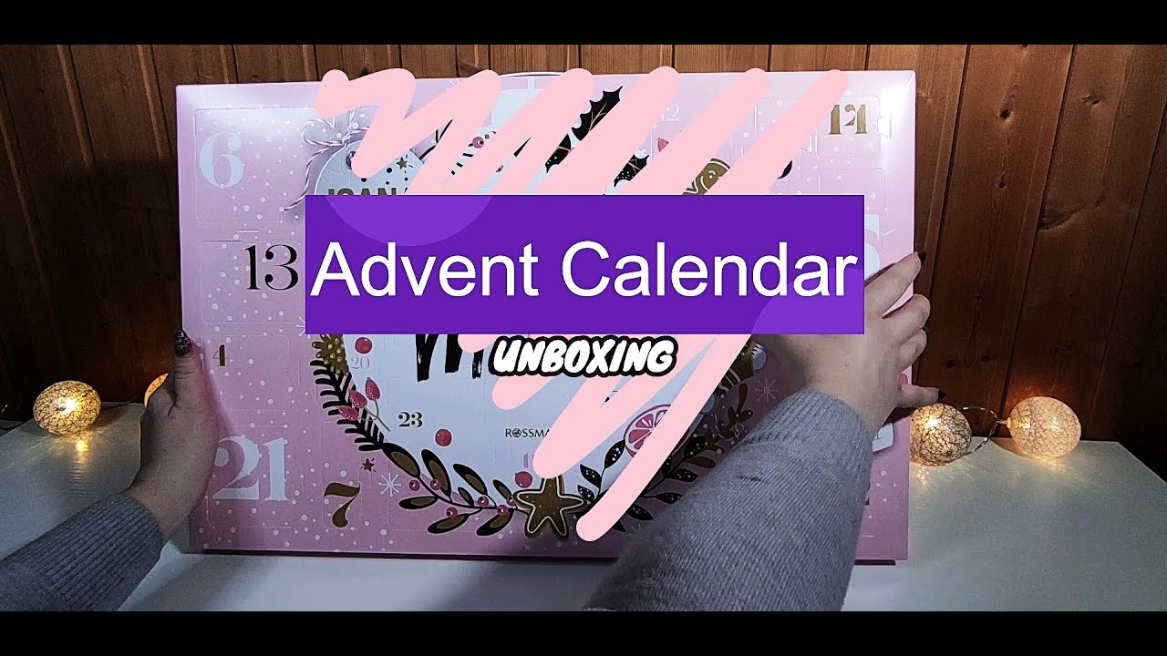 Rossmann Isana 2020 Advent Calendar Unboxing Youtube