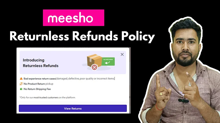Meesho Returnless Refunds Policy | Meesho No Return Shipping Fee | No Product Return pickup