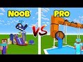 Minecraft Noob vs. Pro: Water park Mod in Minecraft