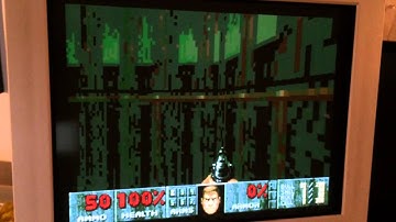 DOOM on Amiga 2000 w/ 68020