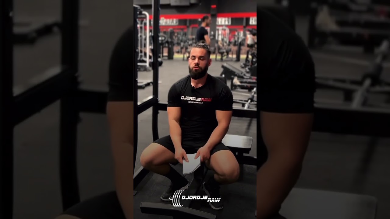 Šablon sa ponavljanjima po kome jurim progres na treningu.
