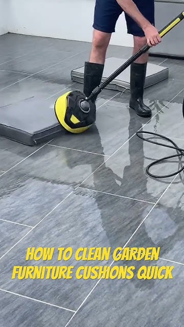 how-to-clean-garden-furniture-cushions-quick-using-a-karcher-k4-youtube