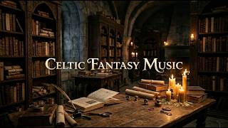 Studying in a Hidden Library of the Old Realm | Immersive Celtic Fantasy AmbienceShort &amp; Punchy